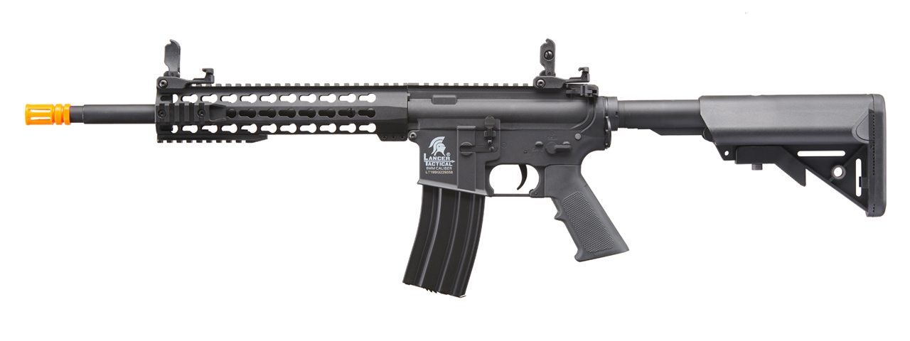 Lancer Tactical Gen 2 10" Keymod M4 Carbine Airsoft AEG Rifle (Color: Black) - Click Image to Close