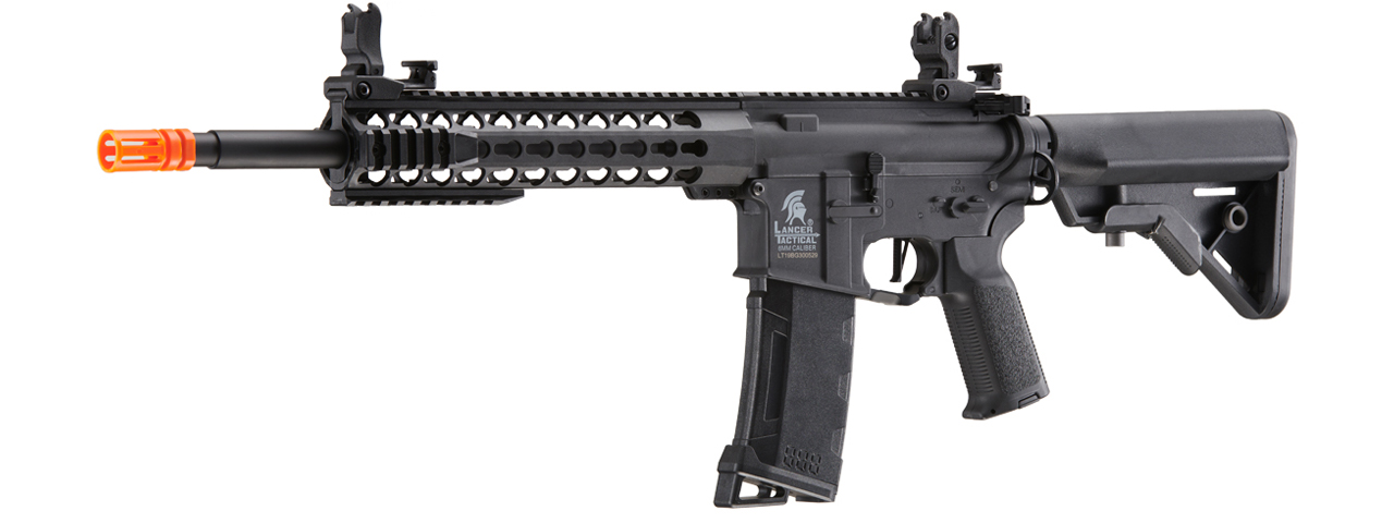 Lancer Tactical Gen 3 10" Keymod Airsoft M4 Carbine AEG Rifle (Color: Black) - Click Image to Close