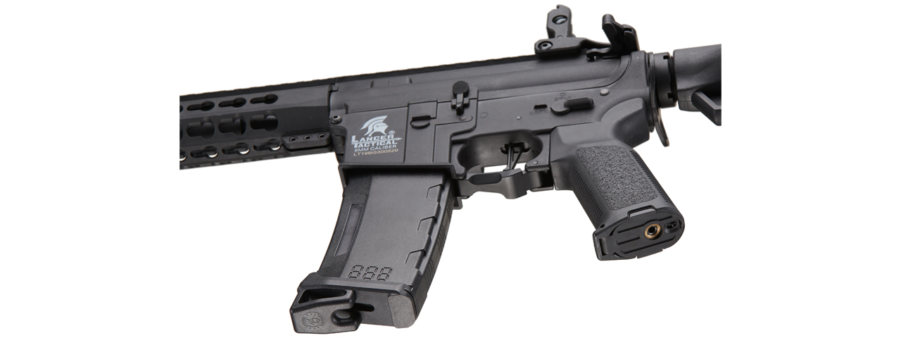 Lancer Tactical Gen 3 10" Keymod Airsoft M4 Carbine AEG Rifle (Color: Black)