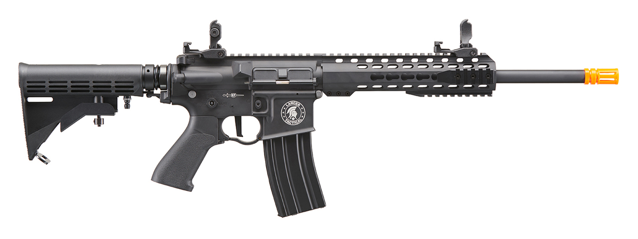 Lancer Tactical Full Metal Legion HPA KeyMod M4 Carbine Airsoft Rifle w/ External Tank (Color: Black) - "Semi-Auto Only"
