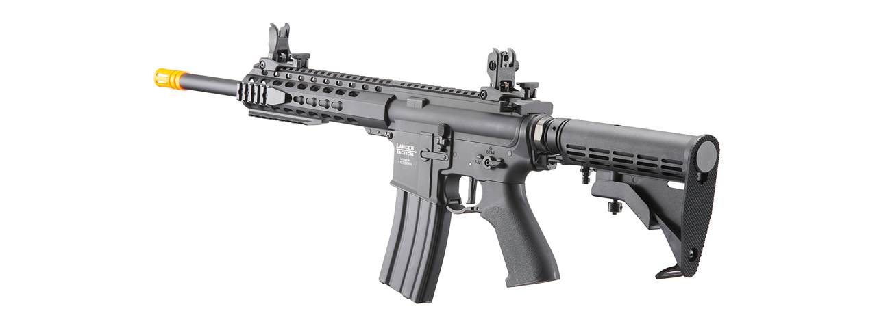 Lancer Tactical Full Metal Legion HPA KeyMod M4 Carbine Airsoft Rifle w/ External Tank (Color: Black) - "Semi-Auto Only"