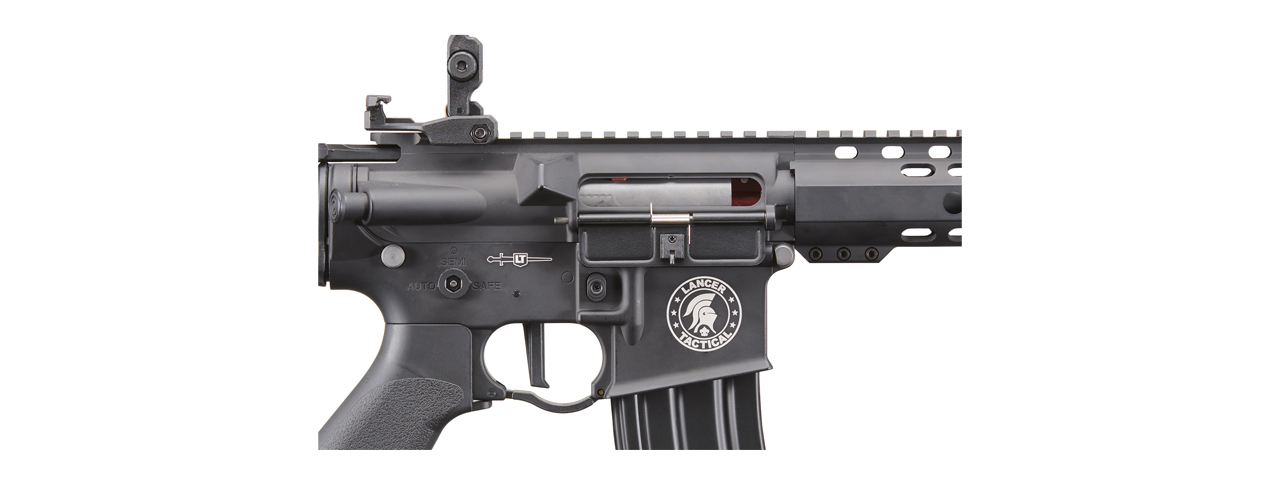 Lancer Tactical Full Metal Legion HPA KeyMod M4 Carbine Airsoft Rifle w/ External Tank (Color: Black) - "Semi-Auto Only"