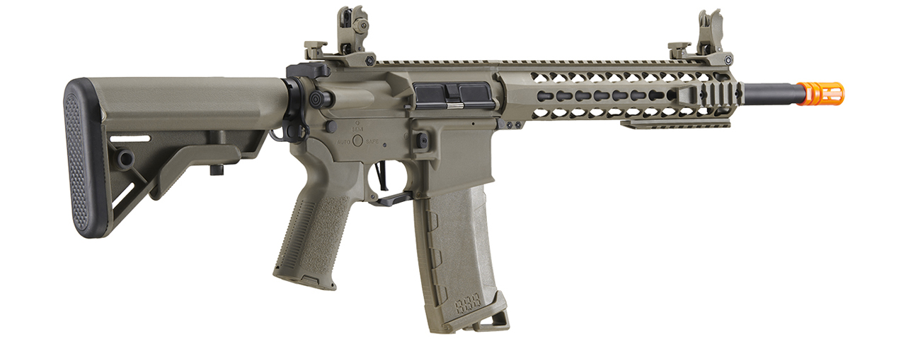 Lancer Tactical Gen 3 10" Keymod Airsoft M4 Carbine AEG Rifle (Color: Tan)