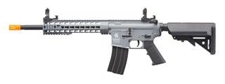 Lancer Tactical Gen 2 10" Keymod M4 Carbine Airsoft AEG Rifle (Color: Gray)