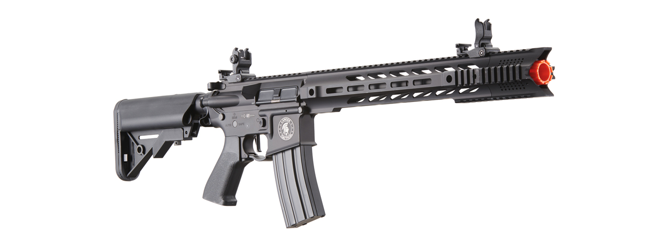 Lancer Tactical Gen 2 ProLine M4 SPR Interceptor Airsoft AEG Rifle (Color: Black) - Click Image to Close