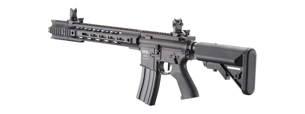 Lancer Tactical Gen 2 ProLine M4 SPR Interceptor Airsoft AEG Rifle (Color: Black) - Click Image to Close