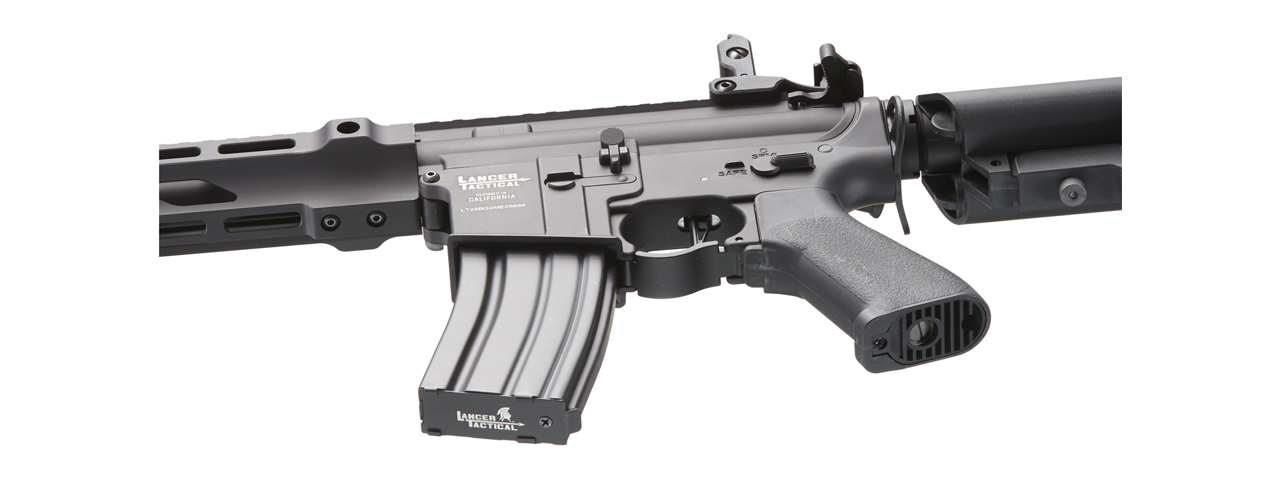 Lancer Tactical Gen 2 ProLine M4 SPR Interceptor Airsoft AEG Rifle (Color: Black) - Click Image to Close