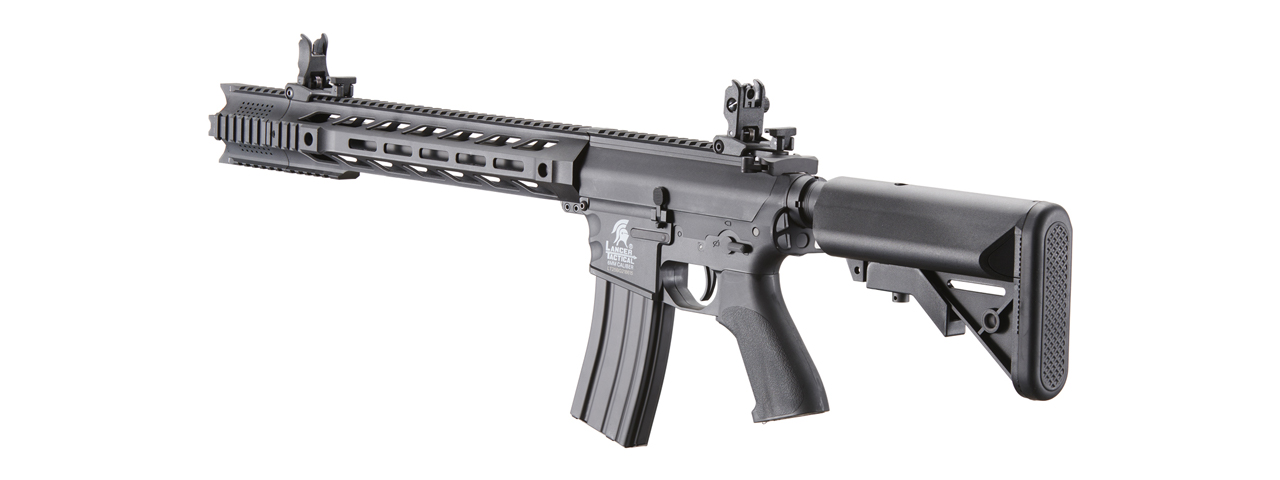 Lancer Tactical Gen 2 M4 SPR Interceptor Airsoft AEG Rifle (Color: Black) - Click Image to Close