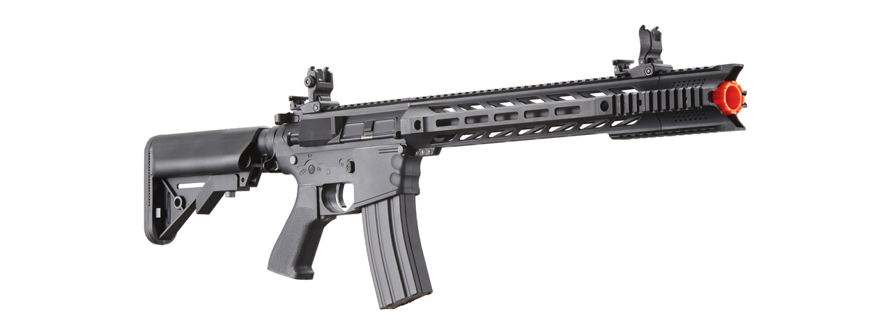 Lancer Tactical Low FPS Gen 2 M4 SPR Interceptor Airsoft AEG Rifle (Color: Black) - Click Image to Close