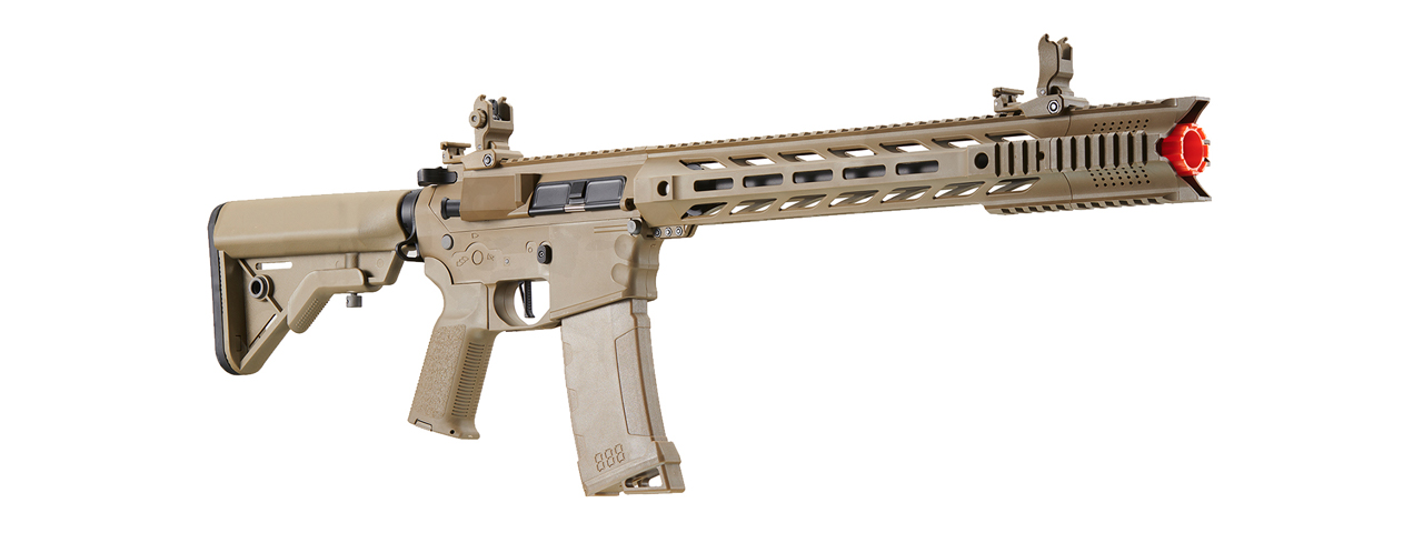 Lancer Tactical Gen 3 M4 SPR Interceptor Airsoft AEG Rifle (Color: Tan)