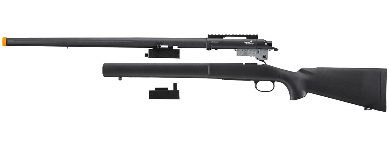 Lancer Tactical M24 Bolt Action Spring Powered Sniper Rifle (Color: Black)