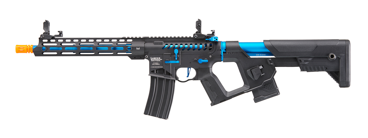 Lancer Tactical Enforcer BLACKBIRD Skeleton AEG w/ Alpha Stock [HIGH FPS] (BLACK/BLUE)