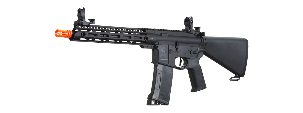 Lancer Tactical Gen 3 Enforcer Black Bird Airsoft AEG w/ Stubby Stock (Color: Black) - Click Image to Close