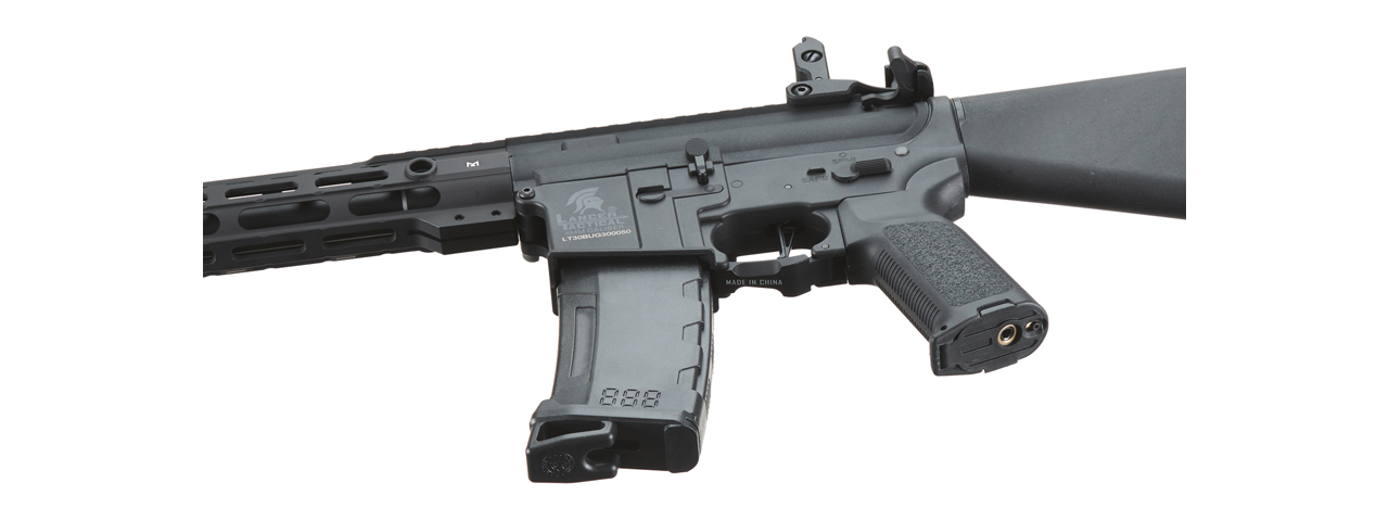 Lancer Tactical Gen 3 Enforcer Black Bird Airsoft AEG w/ Stubby Stock (Color: Black)