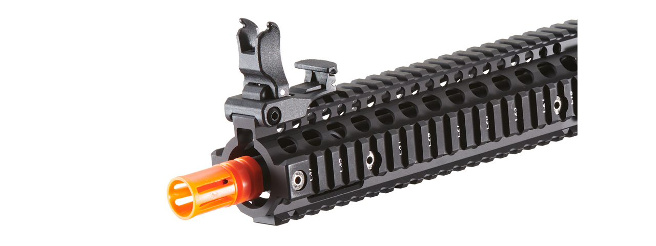 Lancer Tactical Proline Raider M4 AEG Rifle with Delta Stock (Color: Black)