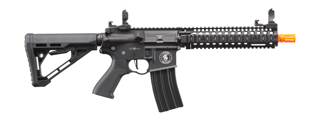 Lancer Tactical Proline Raider MK18 M4 AEG Rifle with Delta Stock (Color: Black)