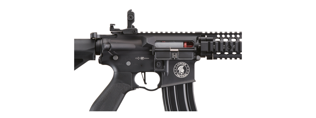 Lancer Tactical Proline Raider M4 AEG Rifle with Delta Stock (Color: Black)