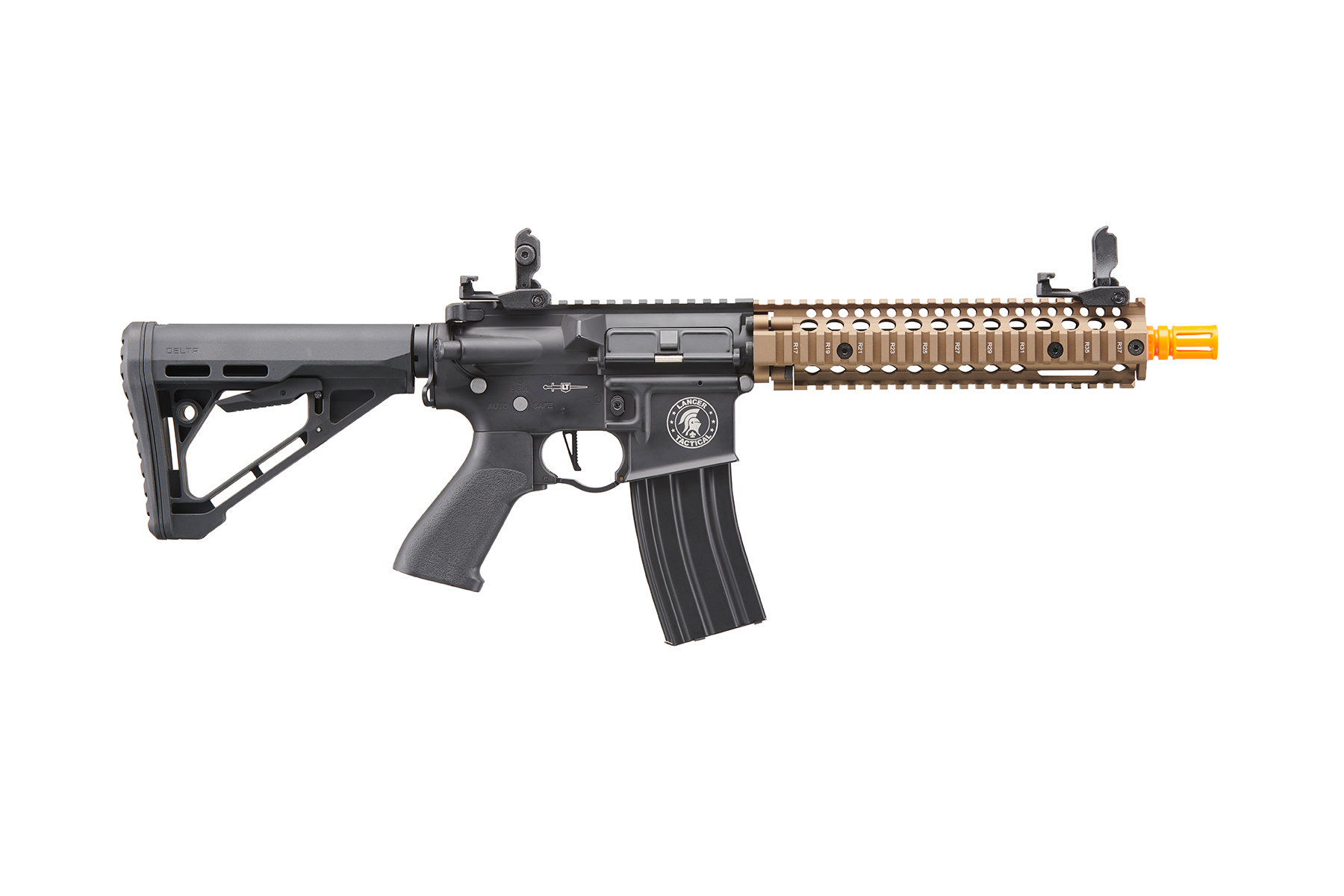 Lancer Tactical Proline Raider MK18 M4 Airsoft AEG Rifle (Color: Bronze & Black)