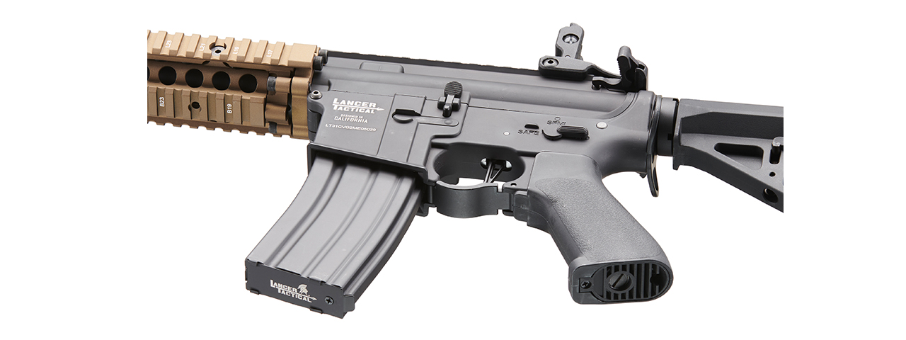 Lancer Tactical Proline Raider MK18 M4 Airsoft AEG Rifle (Color: Bronze & Black) - Click Image to Close