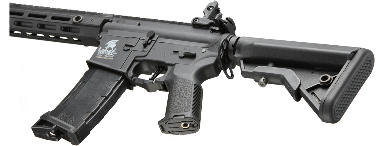 Lancer Tactical Gen 3 Hellion M-LOK 10" Airsoft M4 AEG (Color: Black)