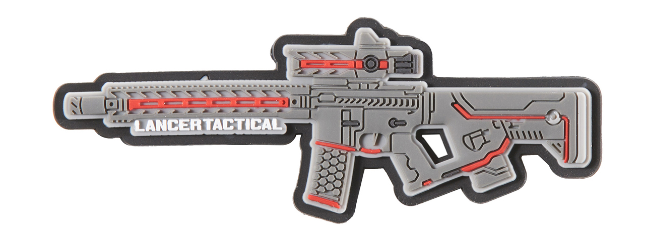 Lancer Tactical Gen 3 Hellion 7" M-LOK Airsoft AEG Rifle w/ Stubby Stock - (Red) - Click Image to Close