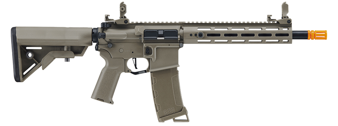 Lancer Tactical Gen 3 Hellion M-LOK 10" Airsoft M4 AEG (Color: Tan) - Click Image to Close