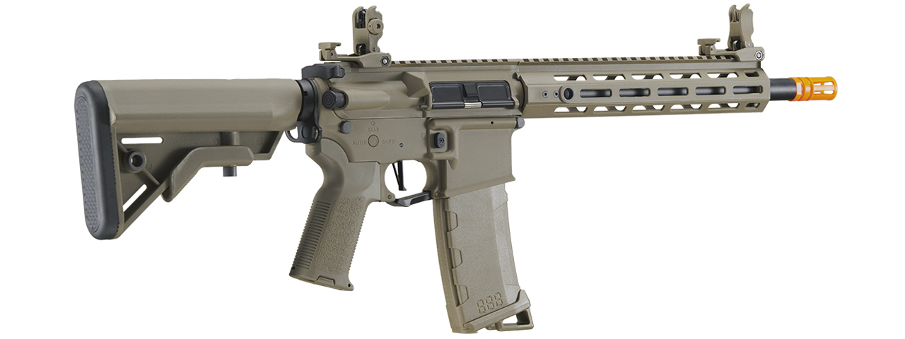 Lancer Tactical Gen 3 Hellion M-LOK 10" Airsoft M4 AEG (Color: Tan) - Click Image to Close