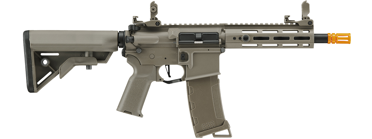 Lancer Tactical Gen 3 Hellion M-LOK 7" Airsoft M4 AEG (Color: Tan) - Click Image to Close