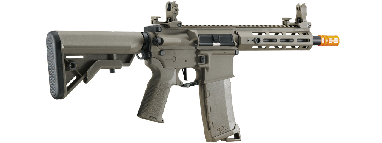 Lancer Tactical Gen 3 Hellion M-LOK 7" Airsoft M4 AEG (Color: Tan) - Click Image to Close