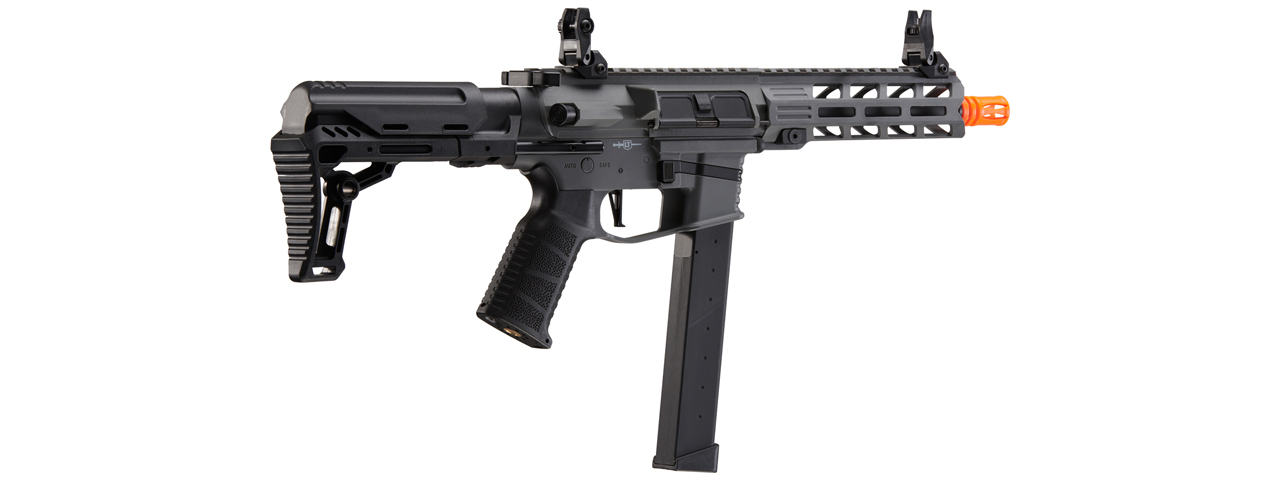 Lancer Tactical Gen 2 9mm Battle X CQB Carbine Airsoft AEG (Color: Grey)