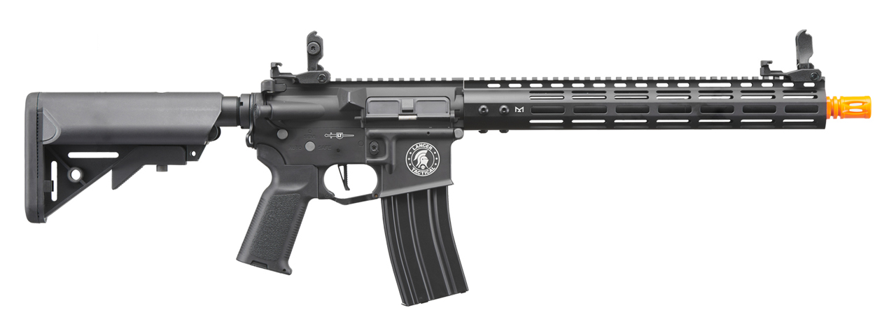 Lancer Tactical Archon 14" M-LOK Proline Series M4 Airsoft Rifle w/ Crane Stock (Color: Black) - Click Image to Close