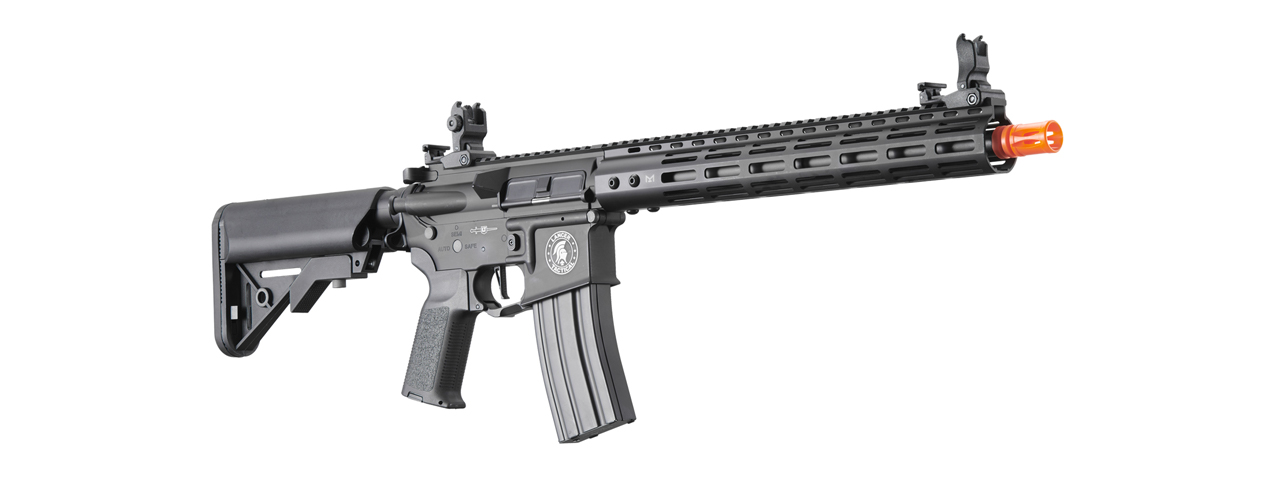 Lancer Tactical Archon 14" M-LOK Proline Series M4 Airsoft Rifle w/ Crane Stock (Color: Black) - Click Image to Close