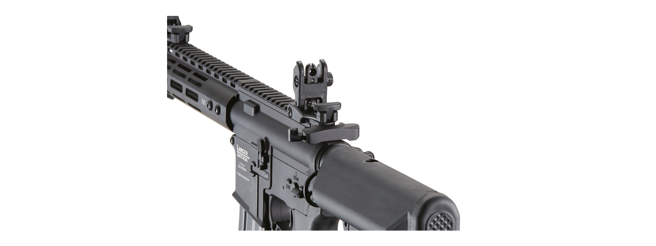 Lancer Tactical Archon 9" M-LOK Proline Series M4 Airsoft Rifle w/ Crane Stock (Color: Black) - Click Image to Close