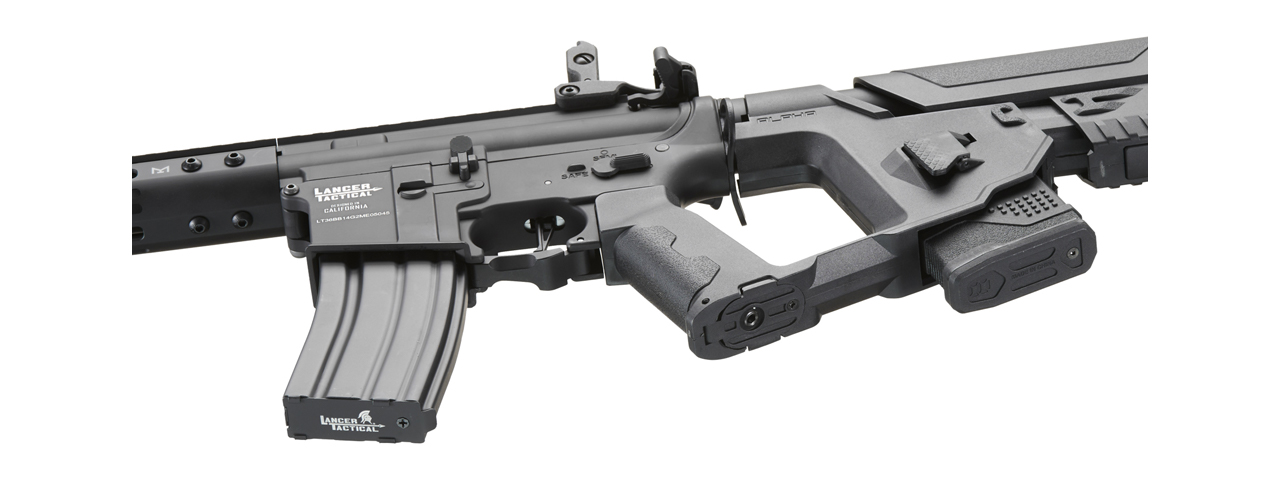 Lancer Tactical Archon 14" M-LOK Proline Series M4 Airsoft Rifle w/ Alpha Stock (Color: Black)