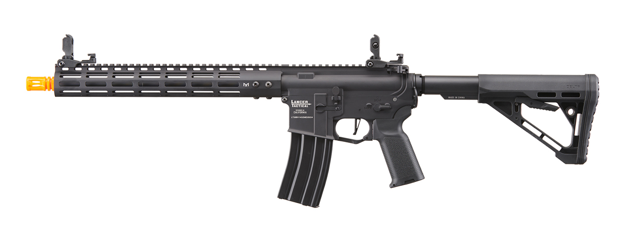 Lancer Tactical Archon 14" M-LOK Proline Series M4 Airsoft Rifle w/ Delta Stock (Color: Black)