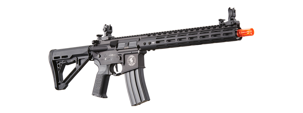 Lancer Tactical Archon 14" M-LOK Proline Series M4 Airsoft Rifle w/ Delta Stock (Color: Black) - Click Image to Close