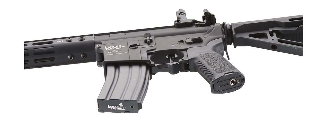 Lancer Tactical Archon 14" M-LOK Proline Series M4 Airsoft Rifle w/ Delta Stock (Color: Black)