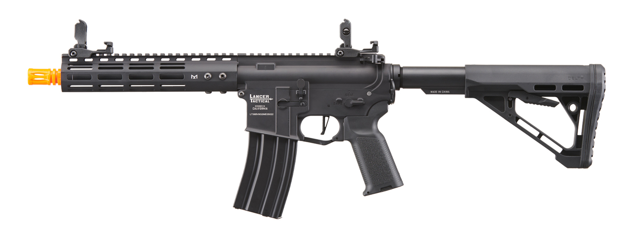 Lancer Tactical Archon 9" M-LOK Proline Series M4 Airsoft Rifle w/ Delta Stock (Color: Black)