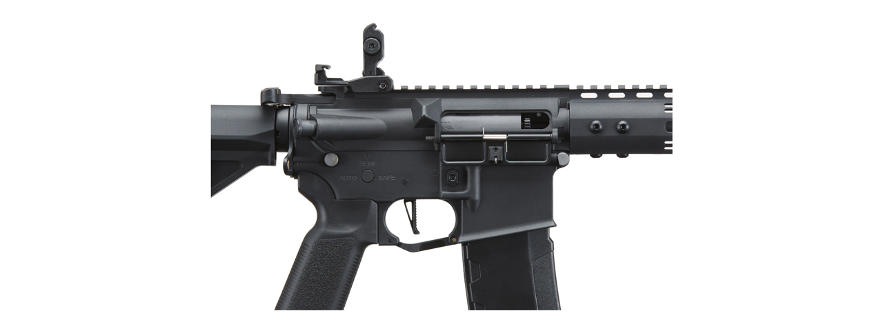 Lancer Tactical Gen 3 Archon 9" M-LOK M4 Airsoft Rifle w/ Delta Stock (Color: Black) - Click Image to Close