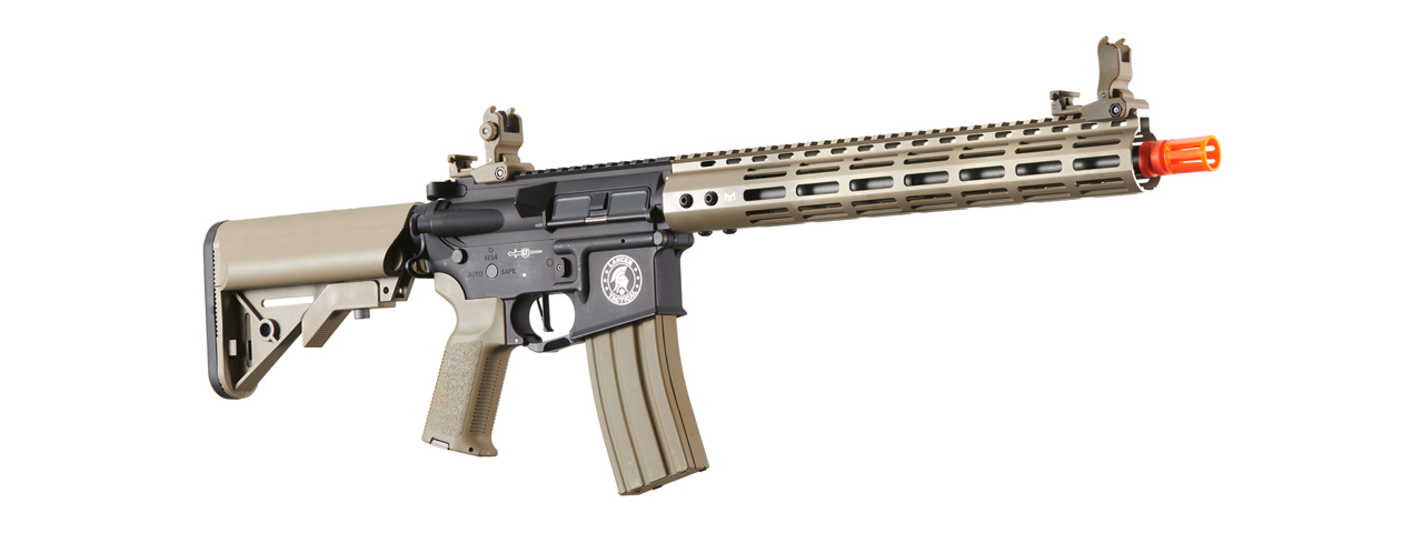 Lancer Tactical Archon 14" M-LOK Proline Series M4 Airsoft Rifle w/ Crane Stock (Color: Two-Tone) - Click Image to Close