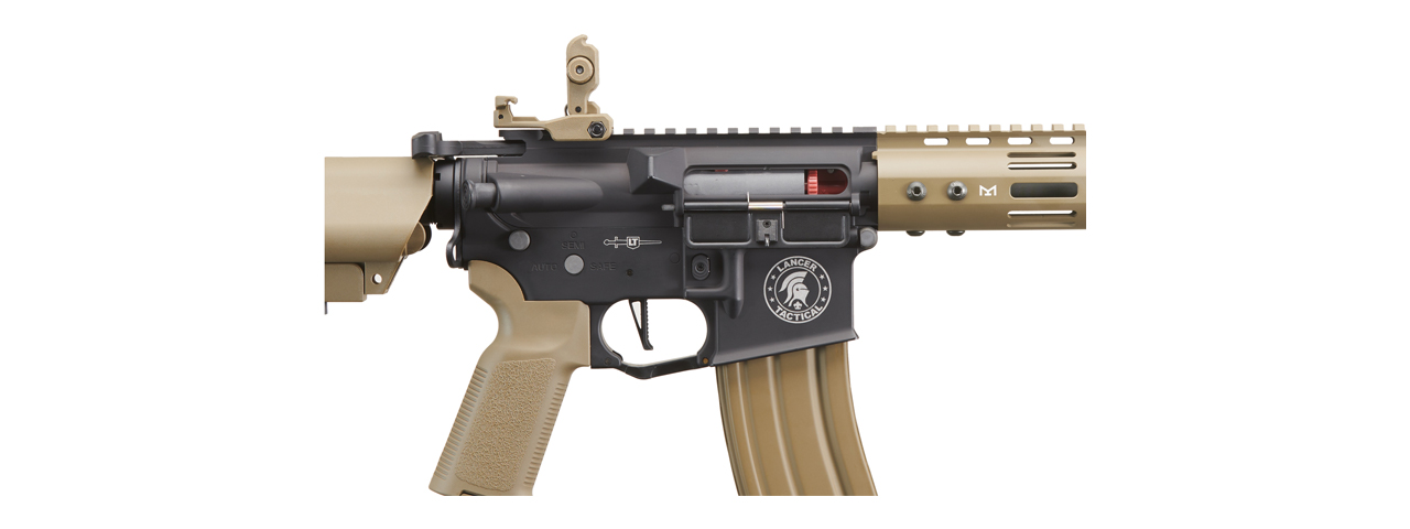 Lancer Tactical Archon 9" M-LOK Proline Series M4 Airsoft Rifle w/ Crane Stock (Color: Two-Tone)