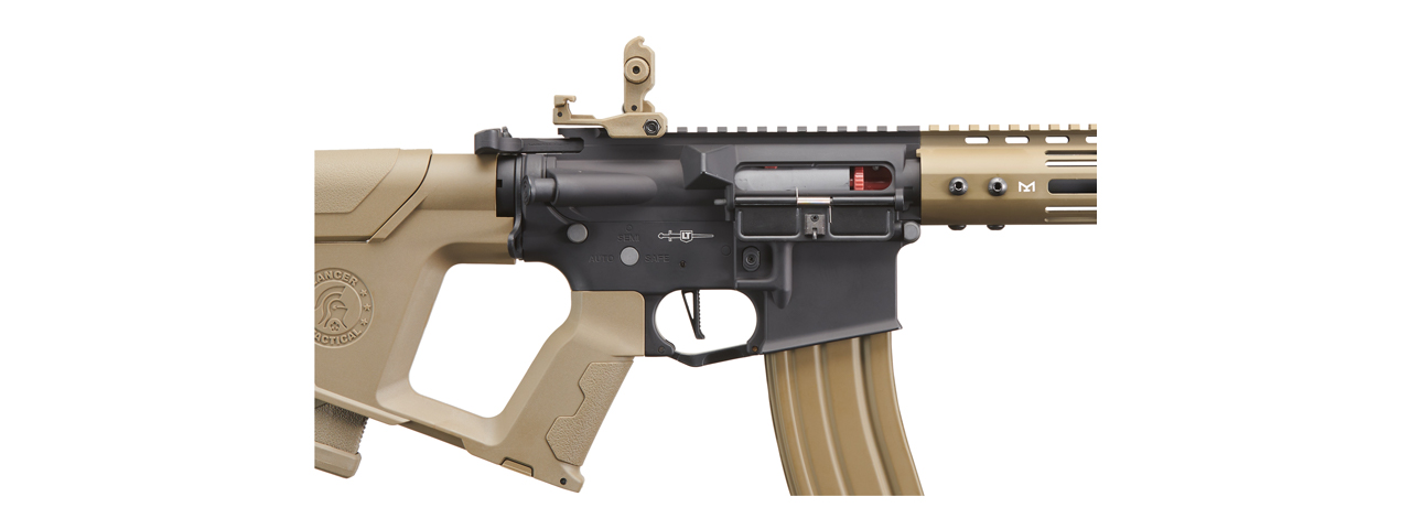 Lancer Tactical Archon 14" M-LOK Proline Series M4 Airsoft Rifle w/ Alpha Stock (Color: Two-Tone) - Click Image to Close