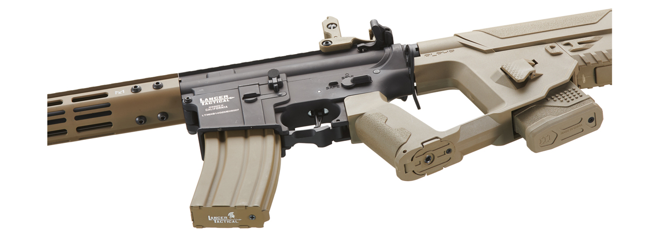 Lancer Tactical Archon 14" M-LOK Proline Series M4 Airsoft Rifle w/ Alpha Stock (Color: Two-Tone)