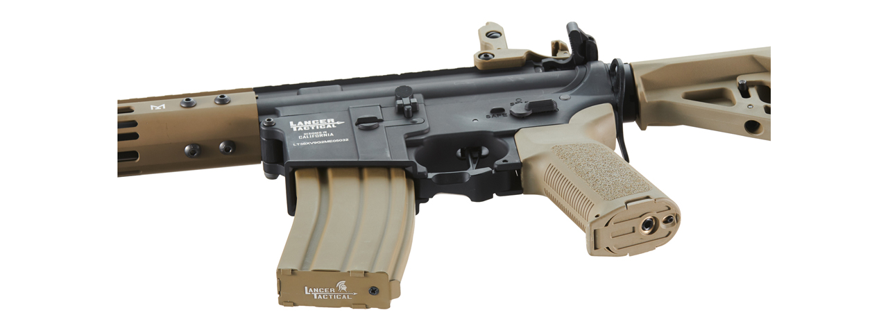 Lancer Tactical Archon 9" M-LOK Proline Series M4 Airsoft Rifle w/ Delta Stock (Color: Two-Tone)