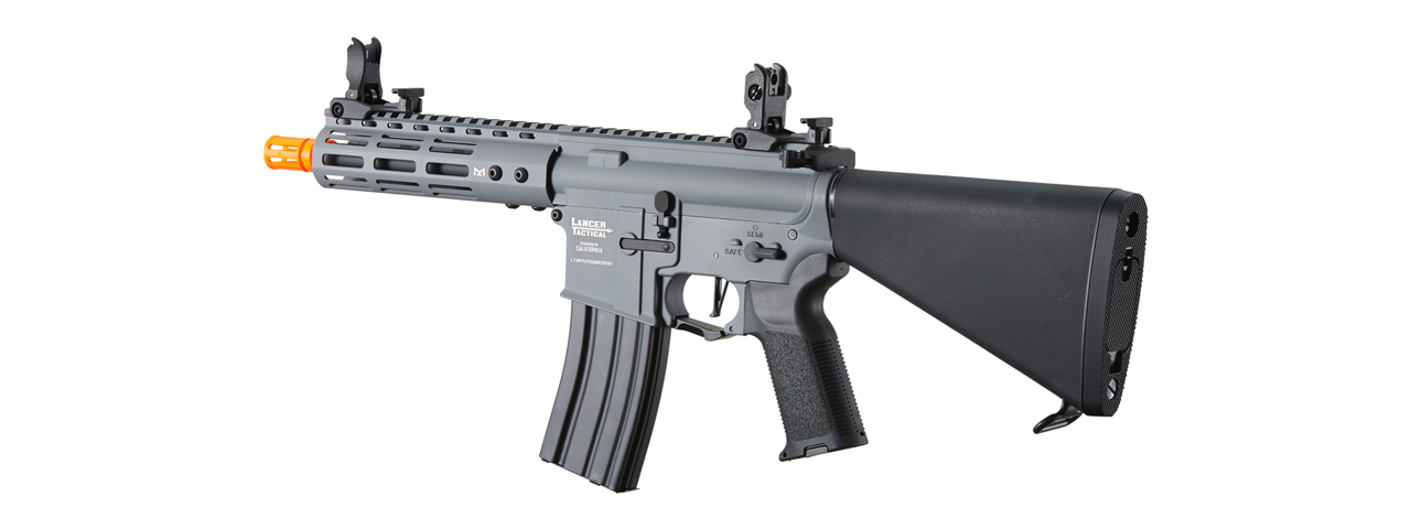 Lancer Tactical Archon 7" M-LOK Proline Series M4 Airsoft Rifle w/ Stubby Stock (Color: Gray)