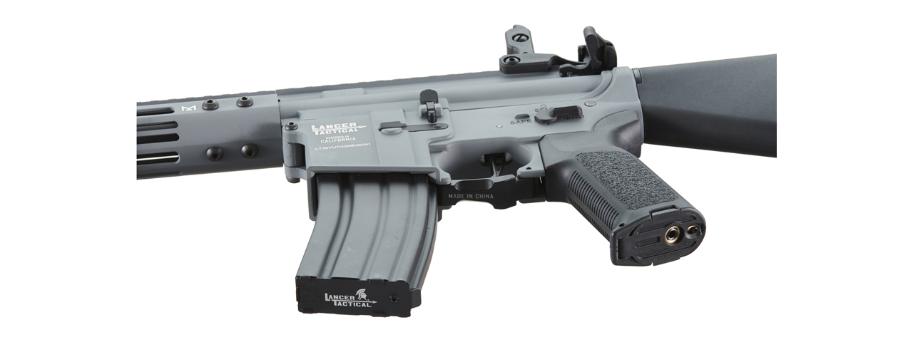 Lancer Tactical Archon 7" M-LOK Proline Series M4 Airsoft Rifle w/ Stubby Stock (Color: Gray)