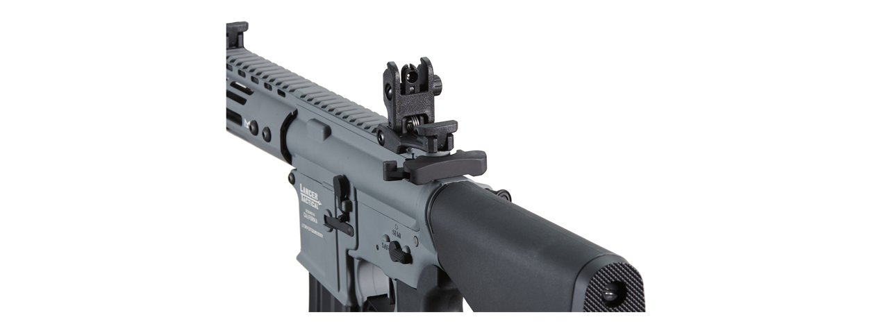 Lancer Tactical Archon 7" M-LOK Proline Series M4 Airsoft Rifle w/ Stubby Stock (Color: Gray)