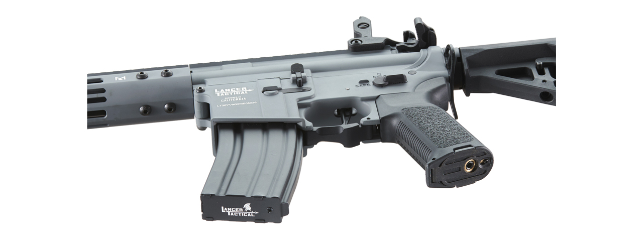 Lancer Tactical Archon 14" M-LOK Proline Series M4 Airsoft Rifle w/ Delta Stock (Color: Gray)