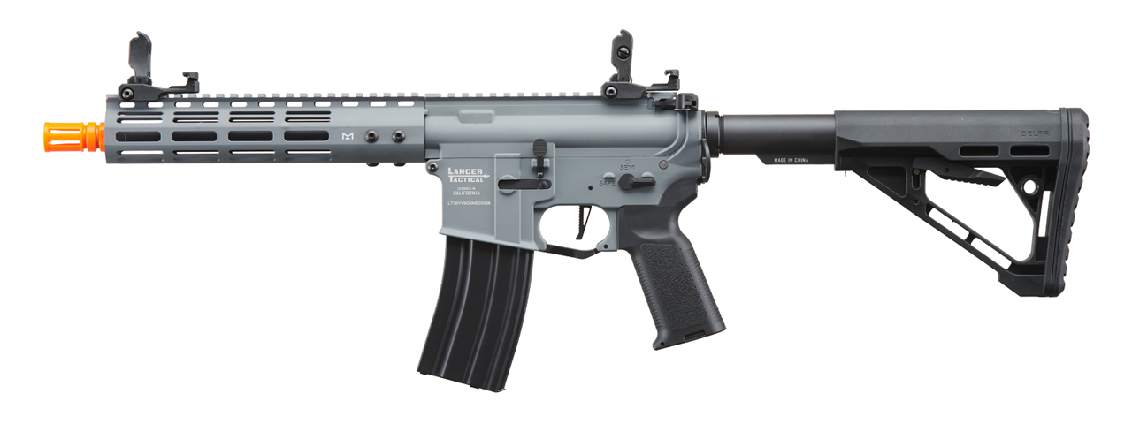 Lancer Tactical Archon 9" M-LOK Proline Series M4 Airsoft Rifle w/ Delta Stock (Color: Gray)