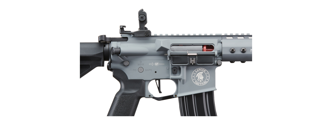 Lancer Tactical Archon 9" M-LOK Proline Series M4 Airsoft Rifle w/ Delta Stock (Color: Gray)